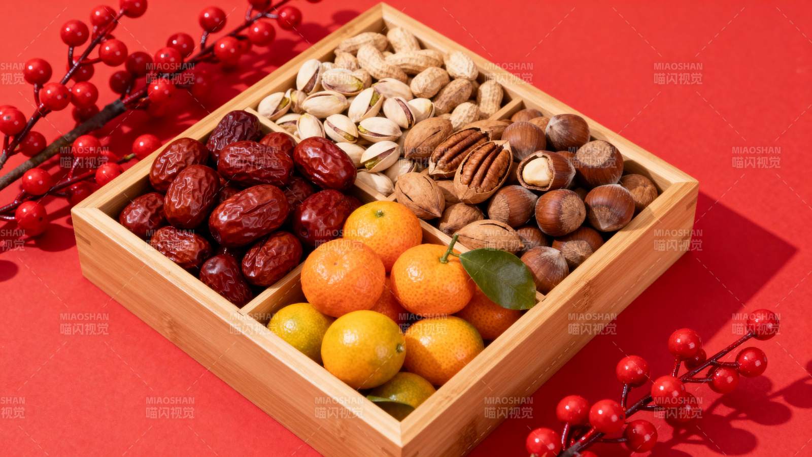 坚果果干礼盒图片