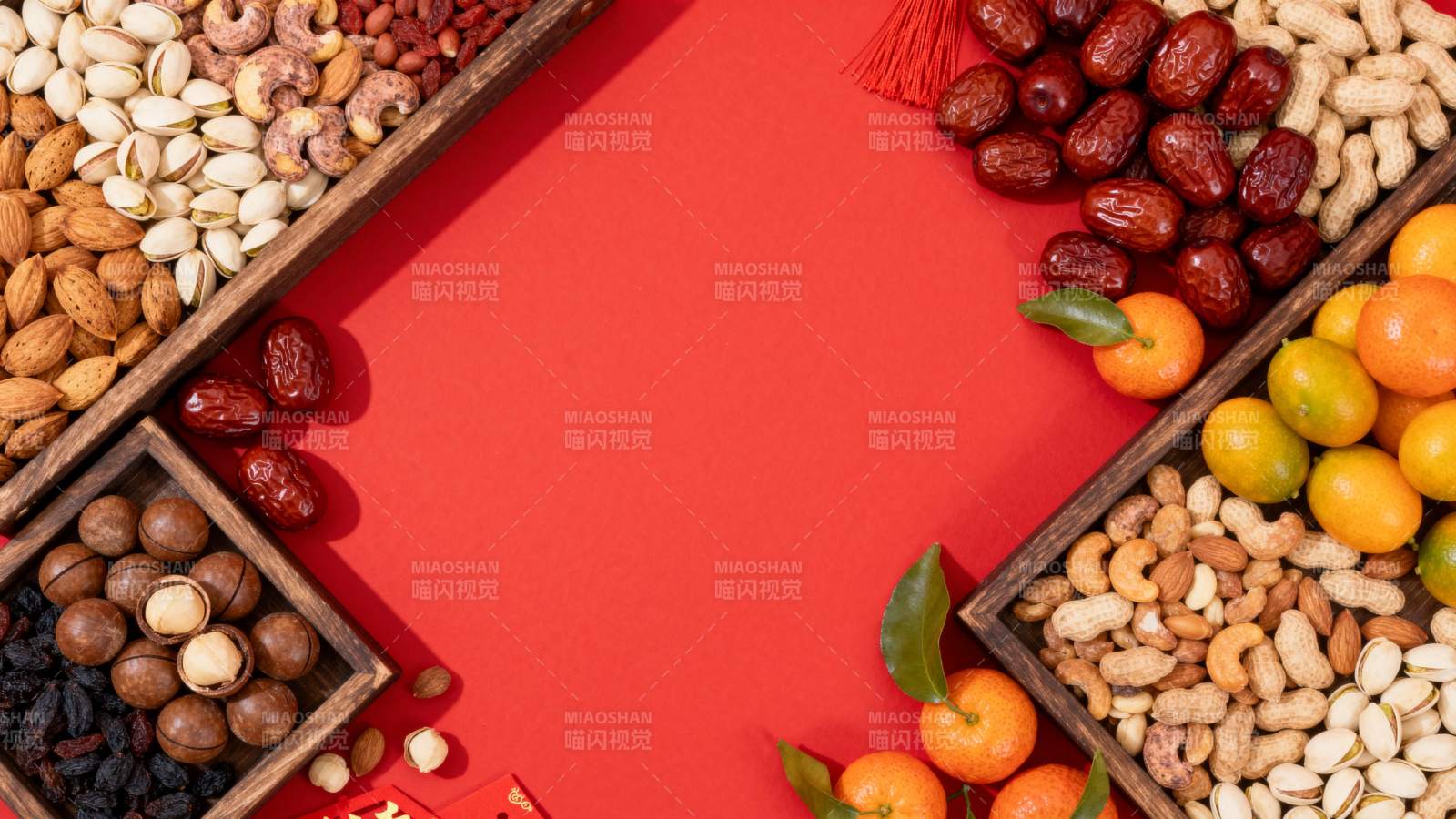 坚果水果拼盘图片