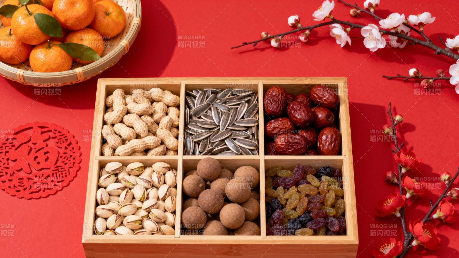 年味坚果礼盒图片