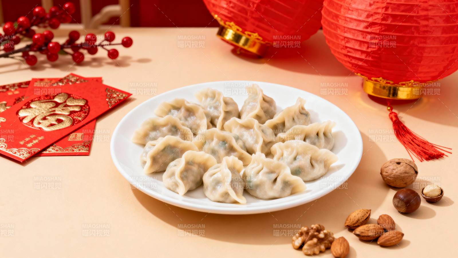 春节饺子迎新春图片