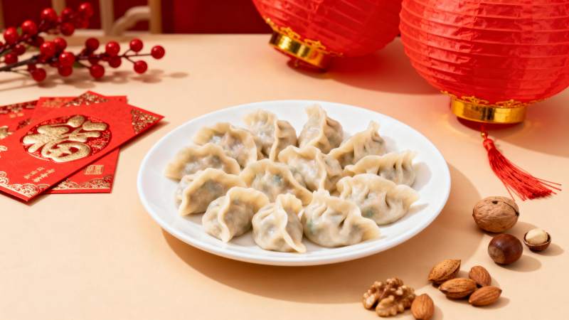 春节饺子迎新春图片