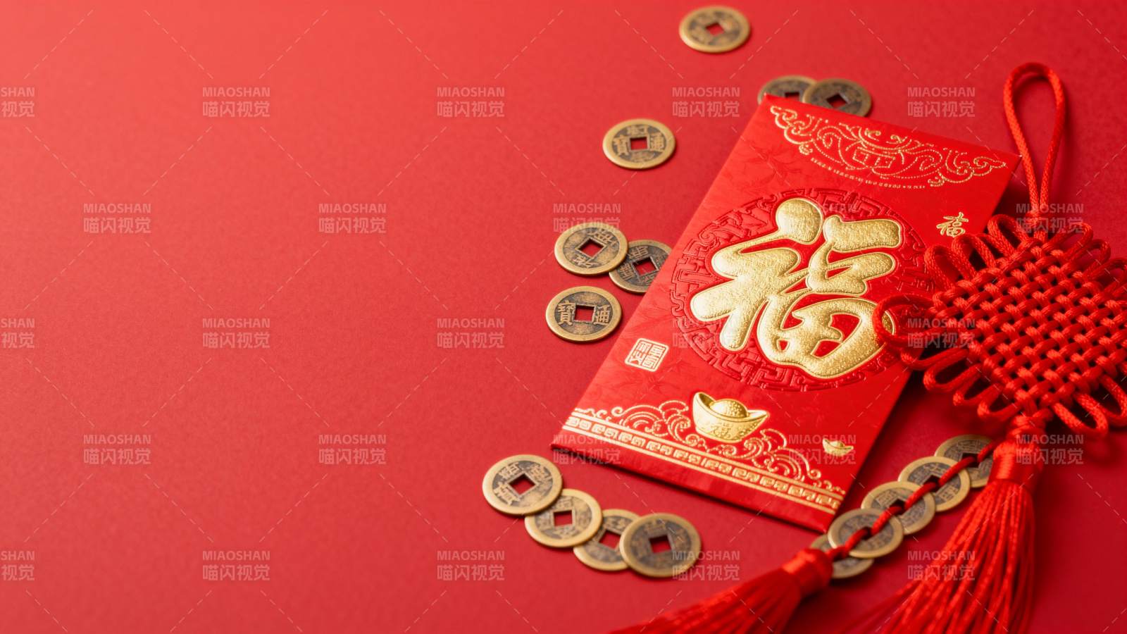 春节福字红包图片