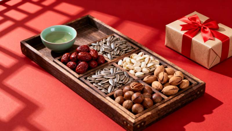 坚果礼盒迎新春图片