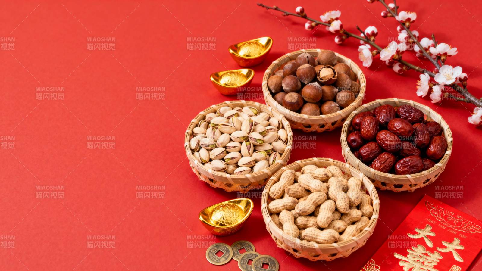 新春坚果福礼图片