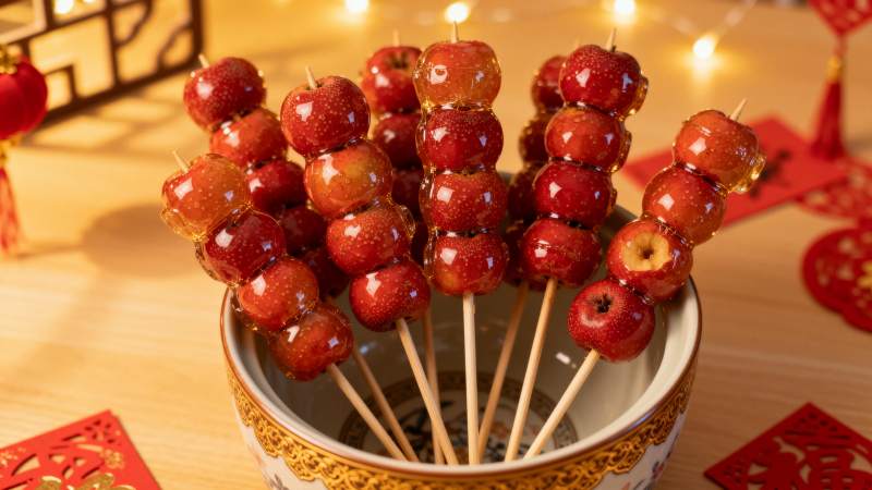 糖葫芦 年味十足图片