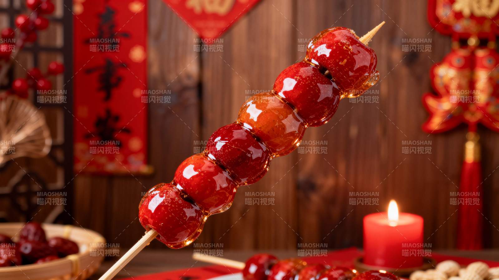 糖葫芦迎新春图片