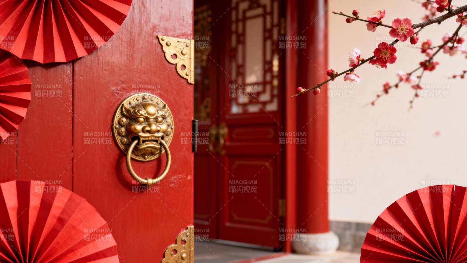 红门春意浓图片