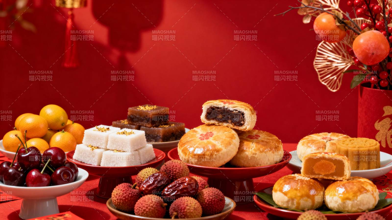 中秋佳节美食盛宴图片