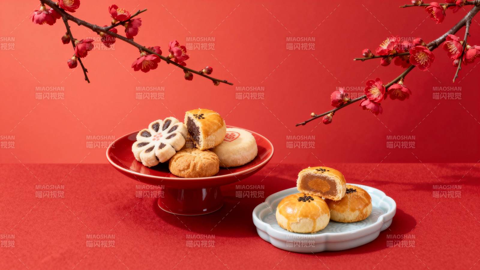 中秋月饼赏味图片