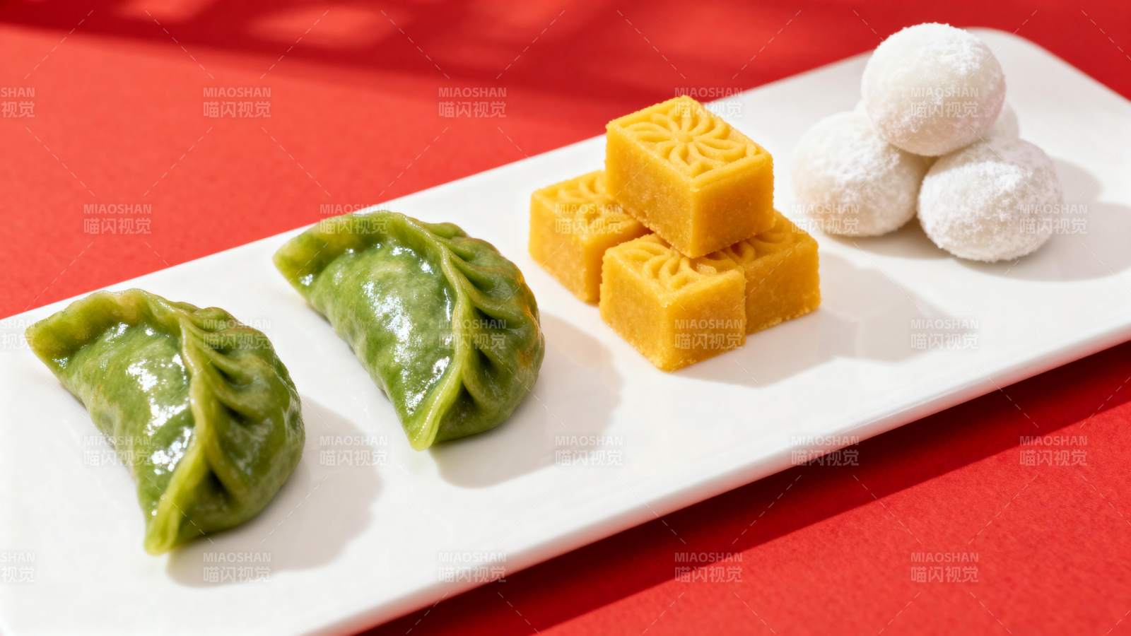 美味中式点心拼盘图片