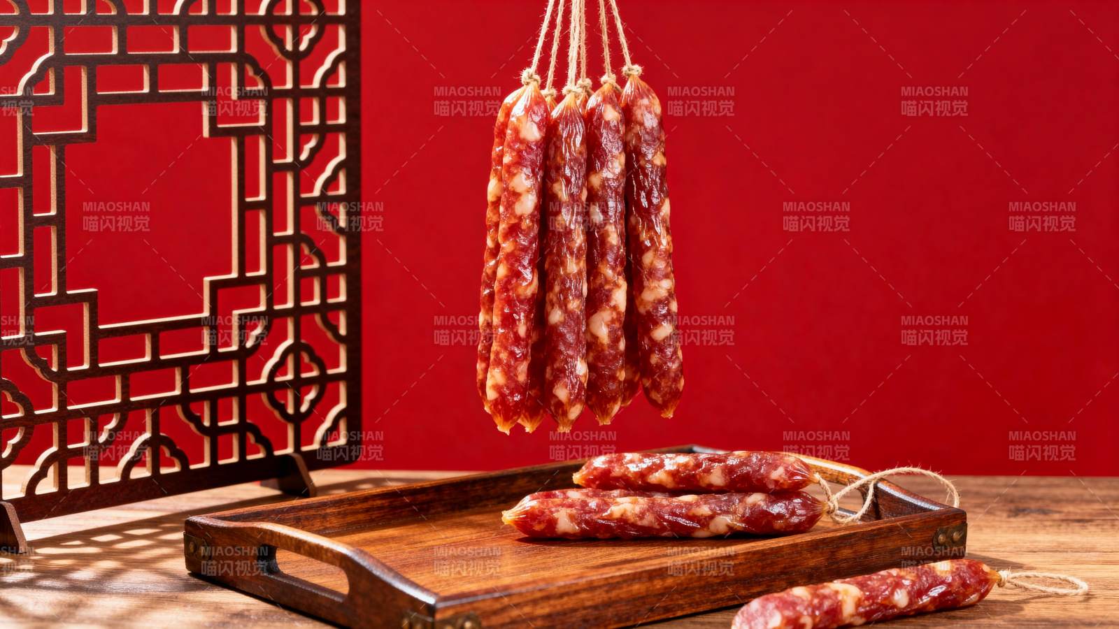 腊肠挂饰 年味十足图片