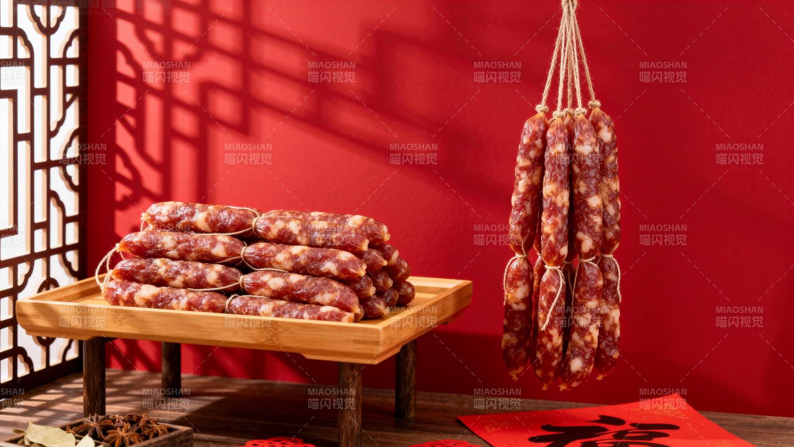 腊肠年味浓图片