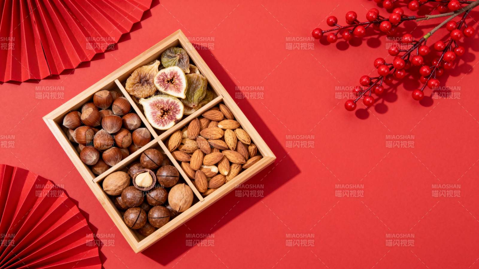 坚果果干礼盒图片