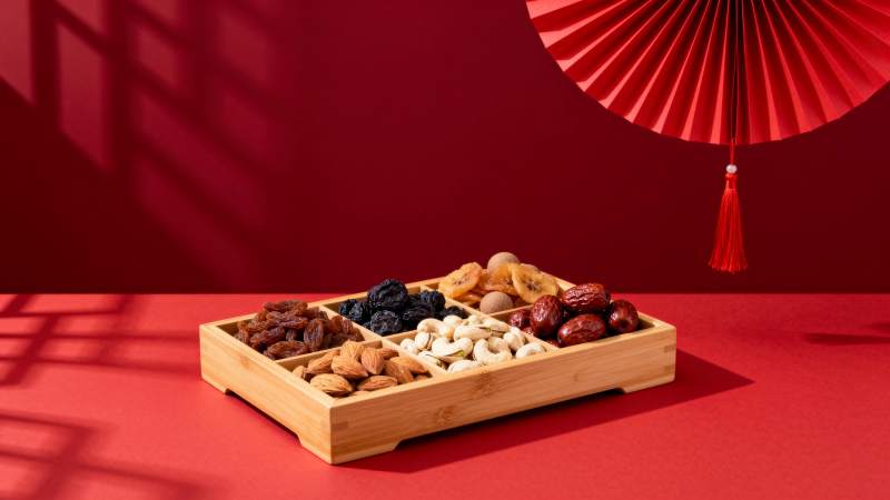 年货坚果礼盒图片