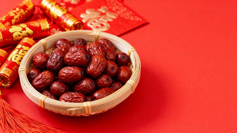 红枣喜庆年味浓图片