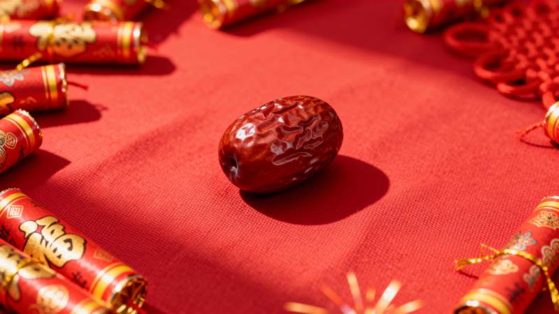 红枣迎春喜庆图图片