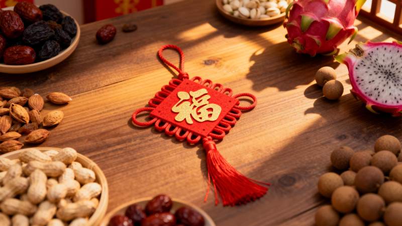 新春福字挂饰图片