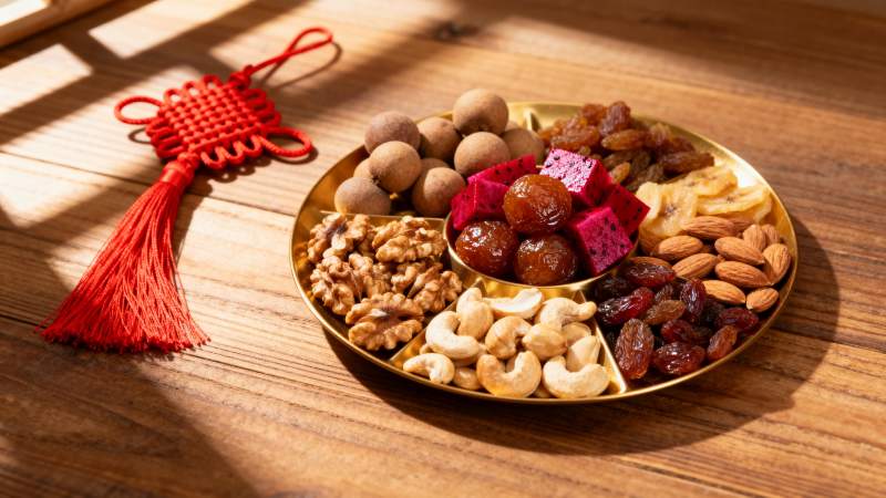 年味坚果拼盘图片