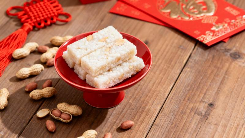 年味糕点花生糖图片