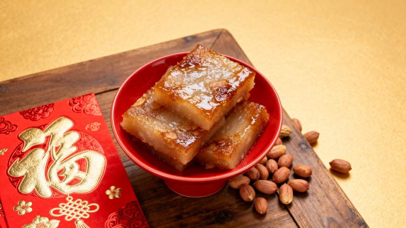 年糕花生迎新春图片