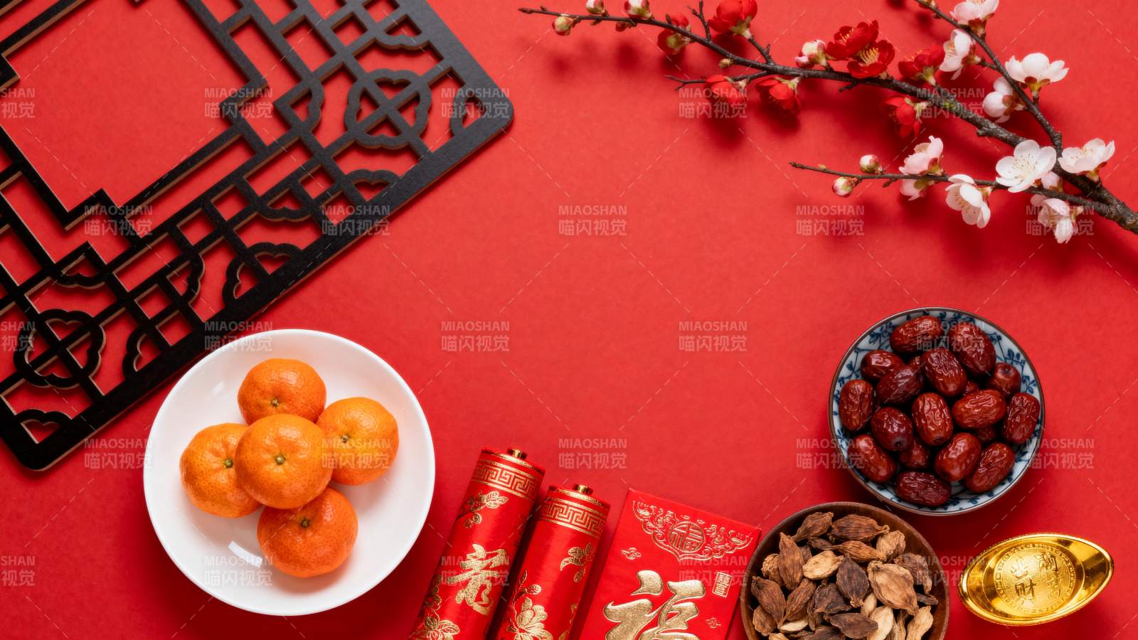 春节喜庆摆件图片