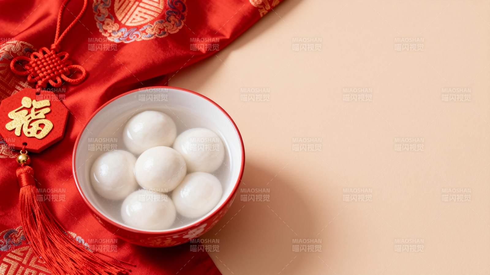 元宵佳节团圆饭图片