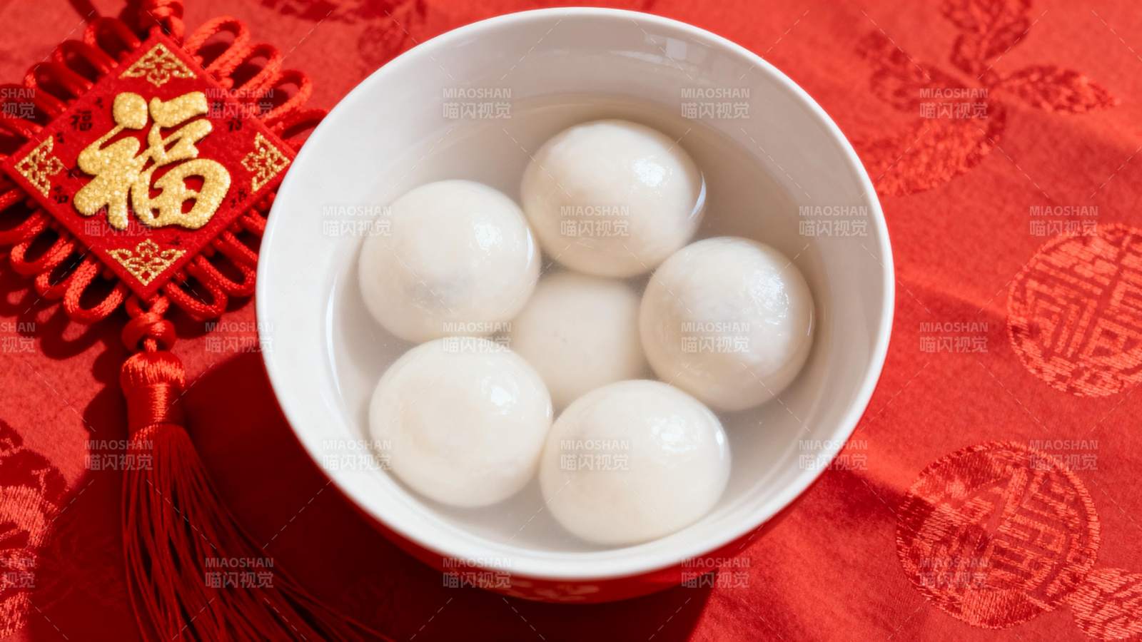 元宵汤圆喜庆图图片