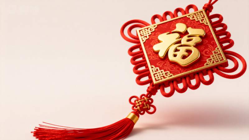 福字中国结图片