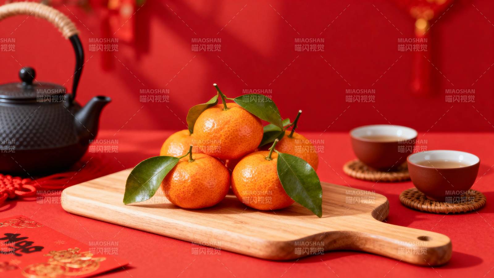 年味橙香茶韵图片