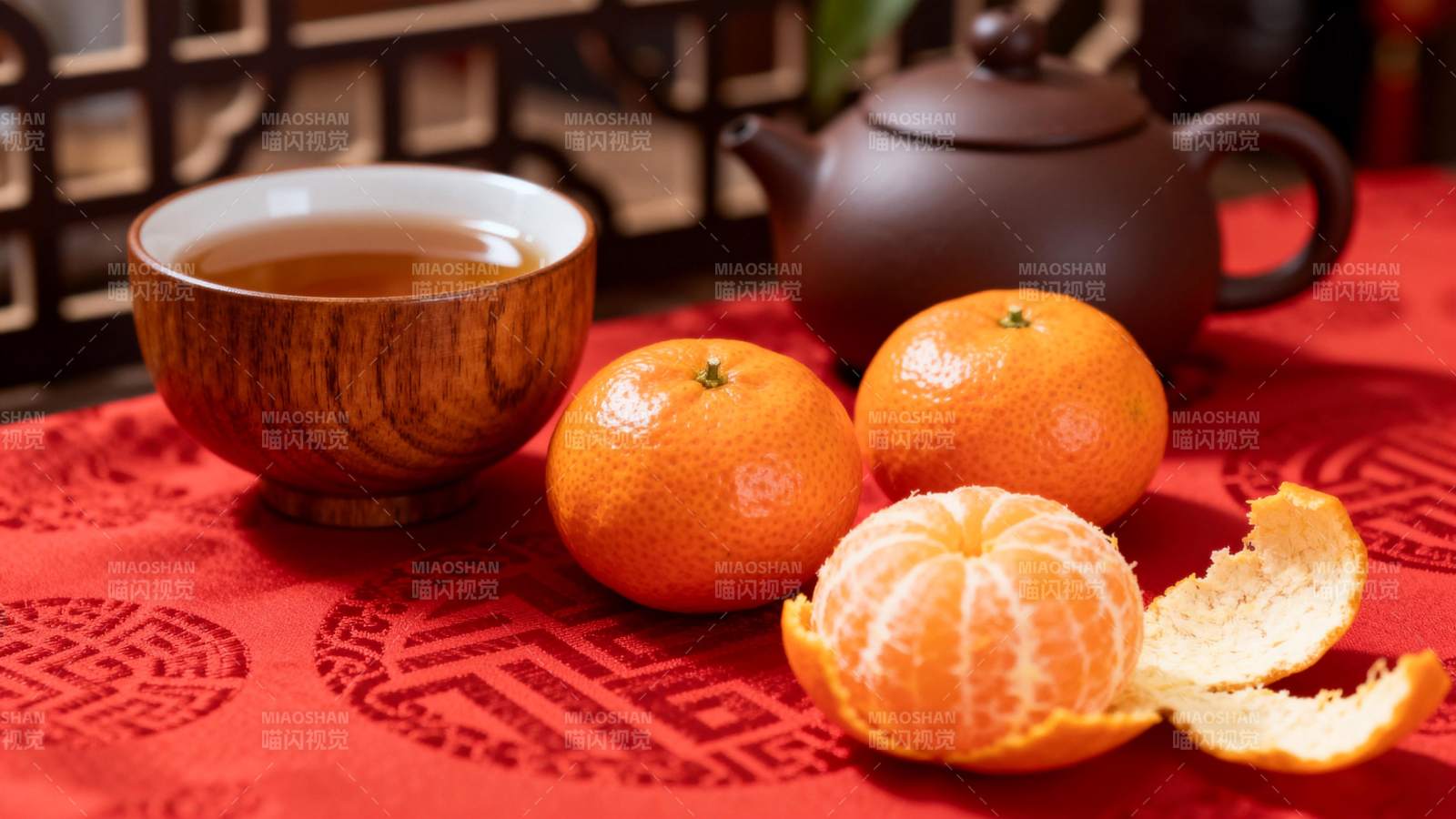 茶香橙韵迎新春图片