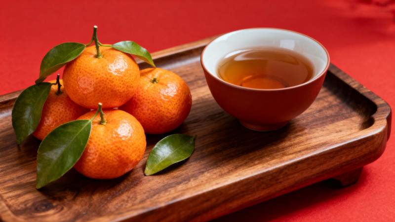 柑橘茶香图片