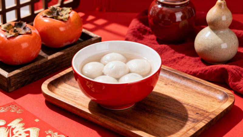 元宵佳节团圆饭图片