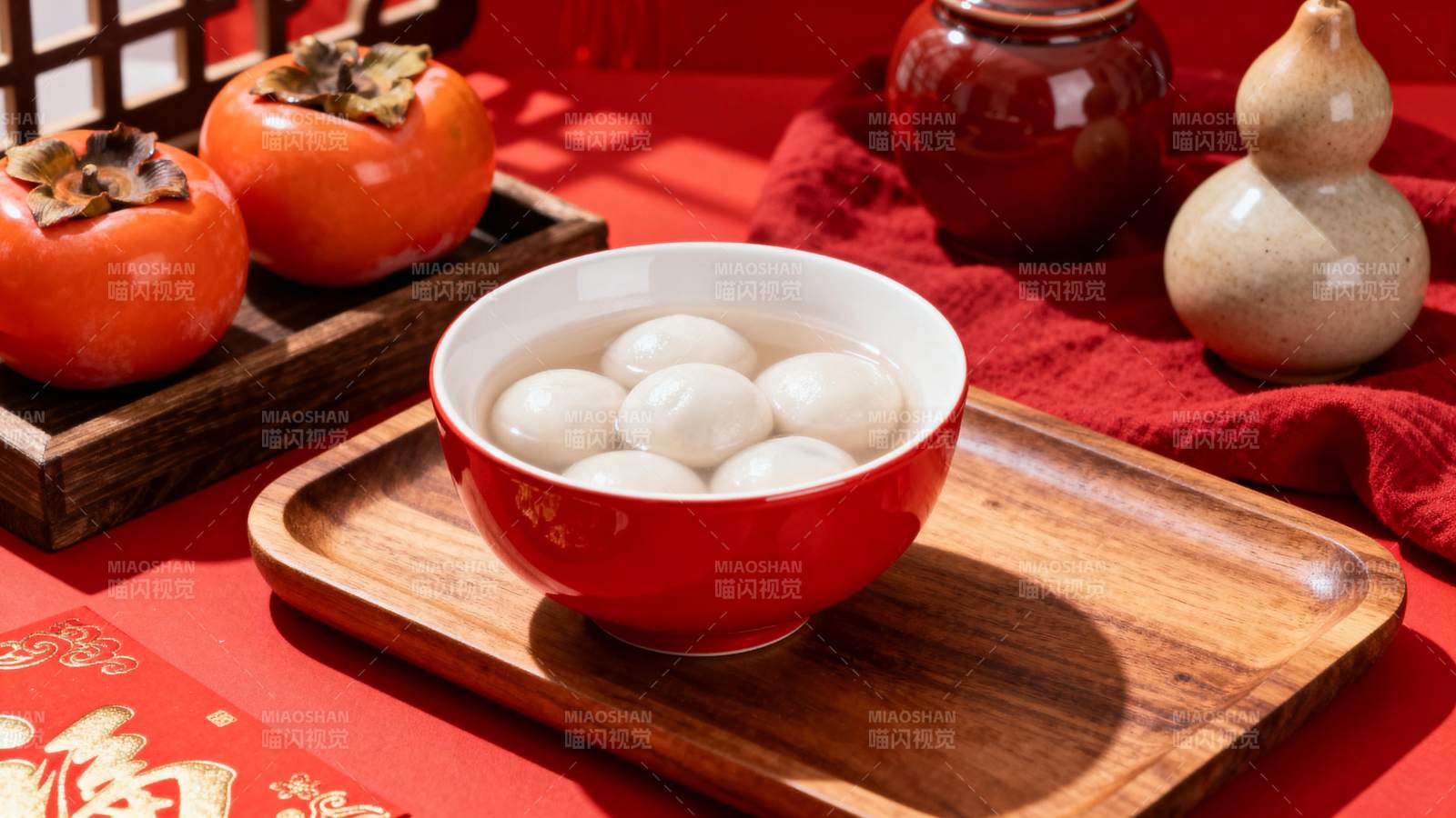 元宵佳节团圆饭图片