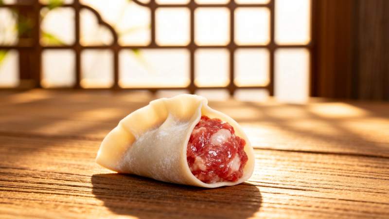 鲜肉饺子 阳光相伴图片