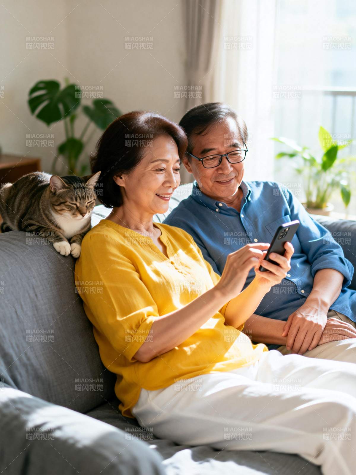 温馨时光 共赏手机图片