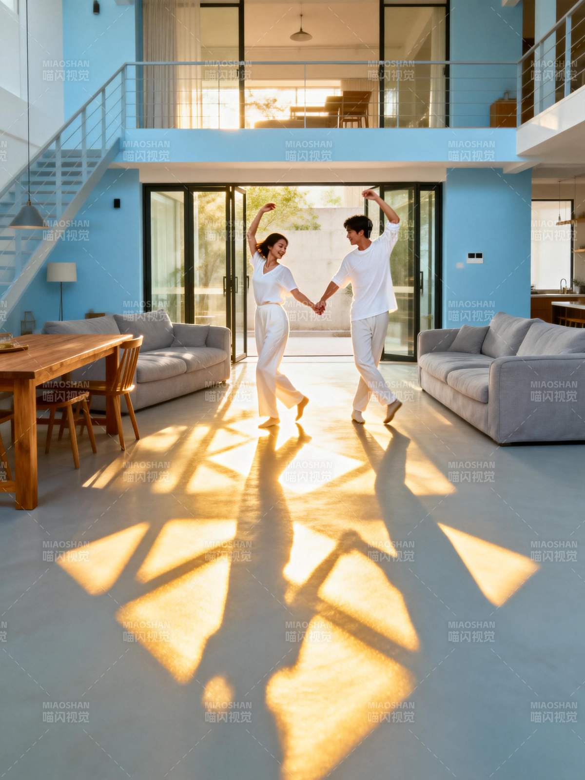 阳光下的舞动时光图片