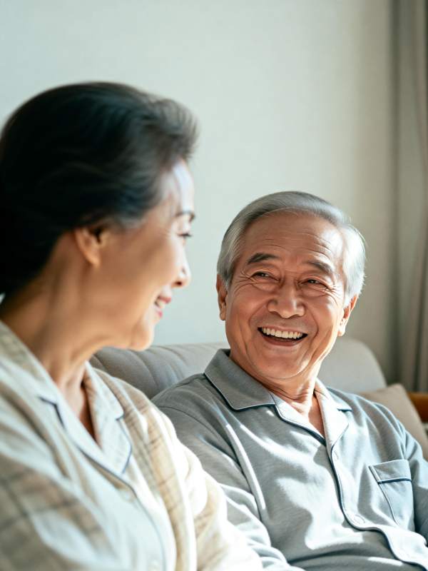 温馨相伴 笑容满面图片