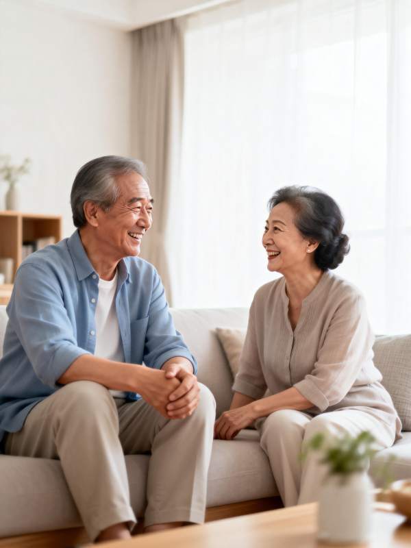 温馨相伴 笑语盈盈图片