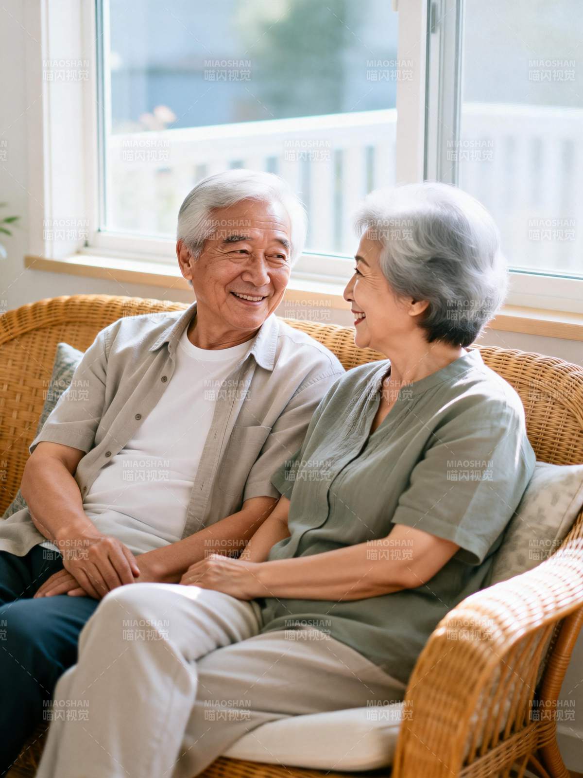 幸福晚年时光图片