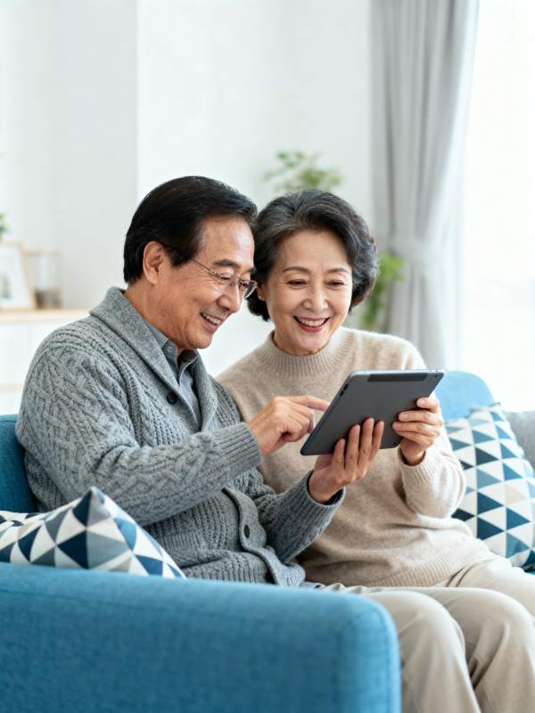 温馨共赏平板时光图片