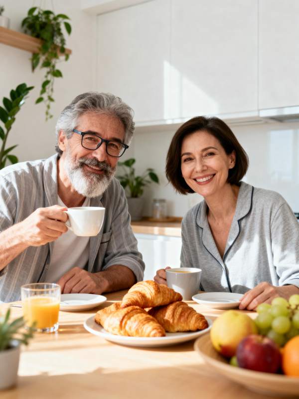 温馨早餐时光图片