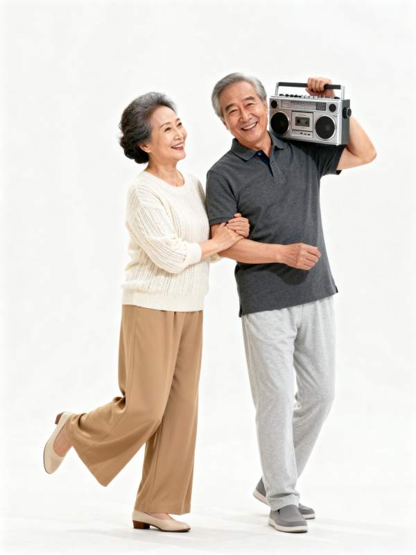 银发舞动青春图片