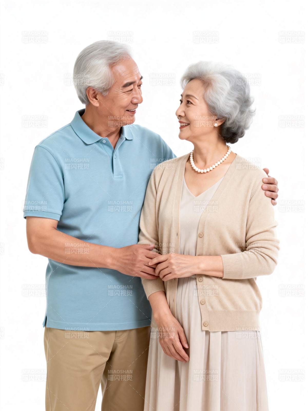 幸福老年夫妇图片