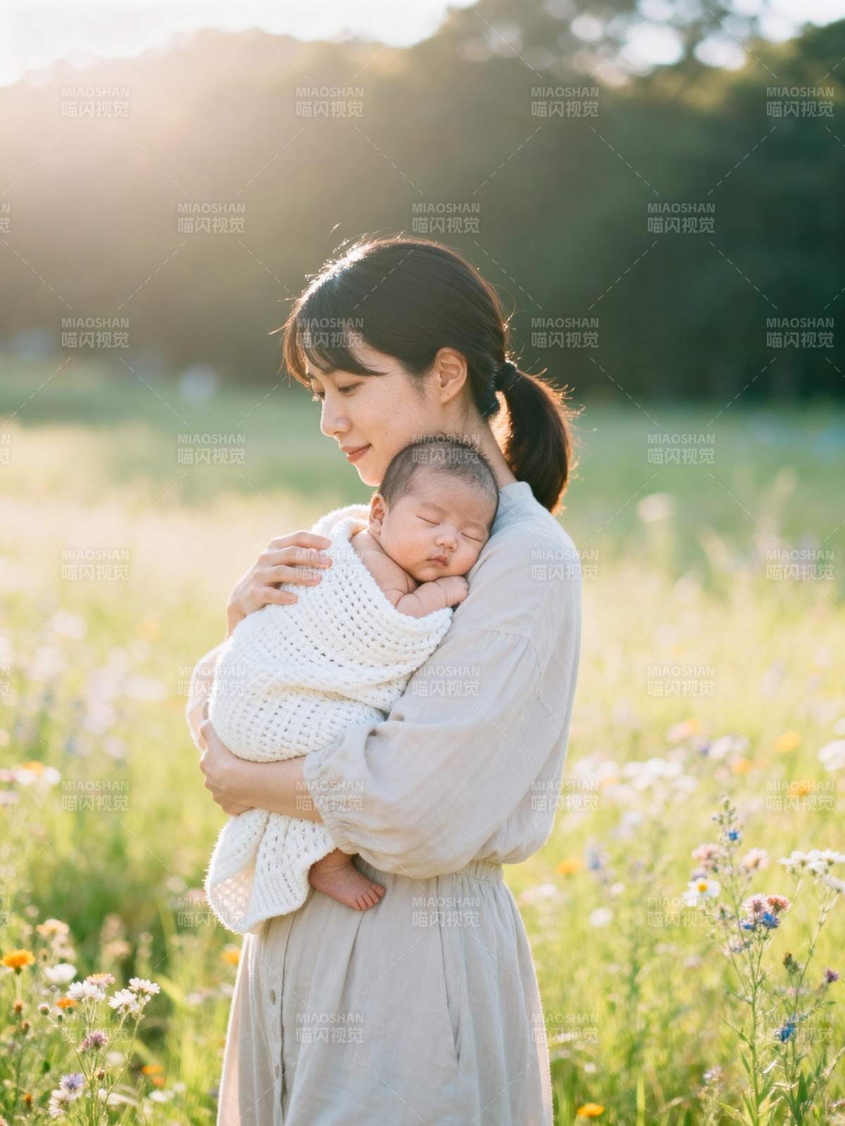 母爱如花 静谧时光图片