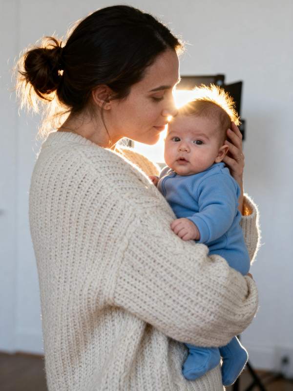 母爱温暖瞬间图片