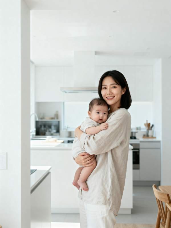 温馨母子时光图片