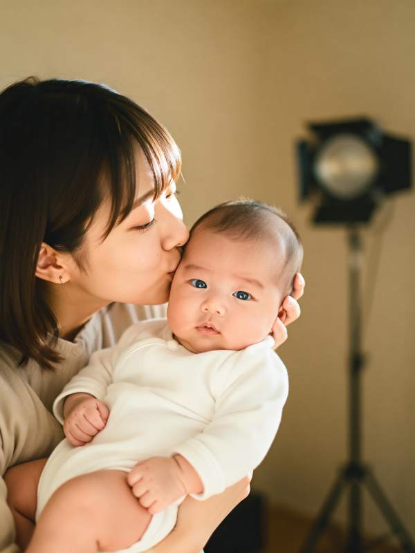 母爱温馨瞬间图片