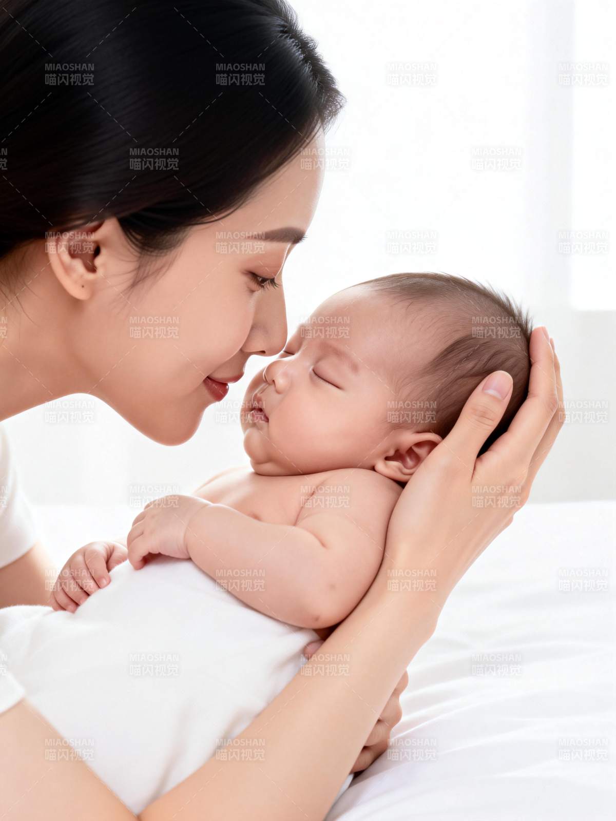 母爱温馨瞬间图片