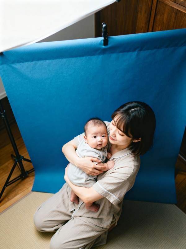 母子温馨时刻图片