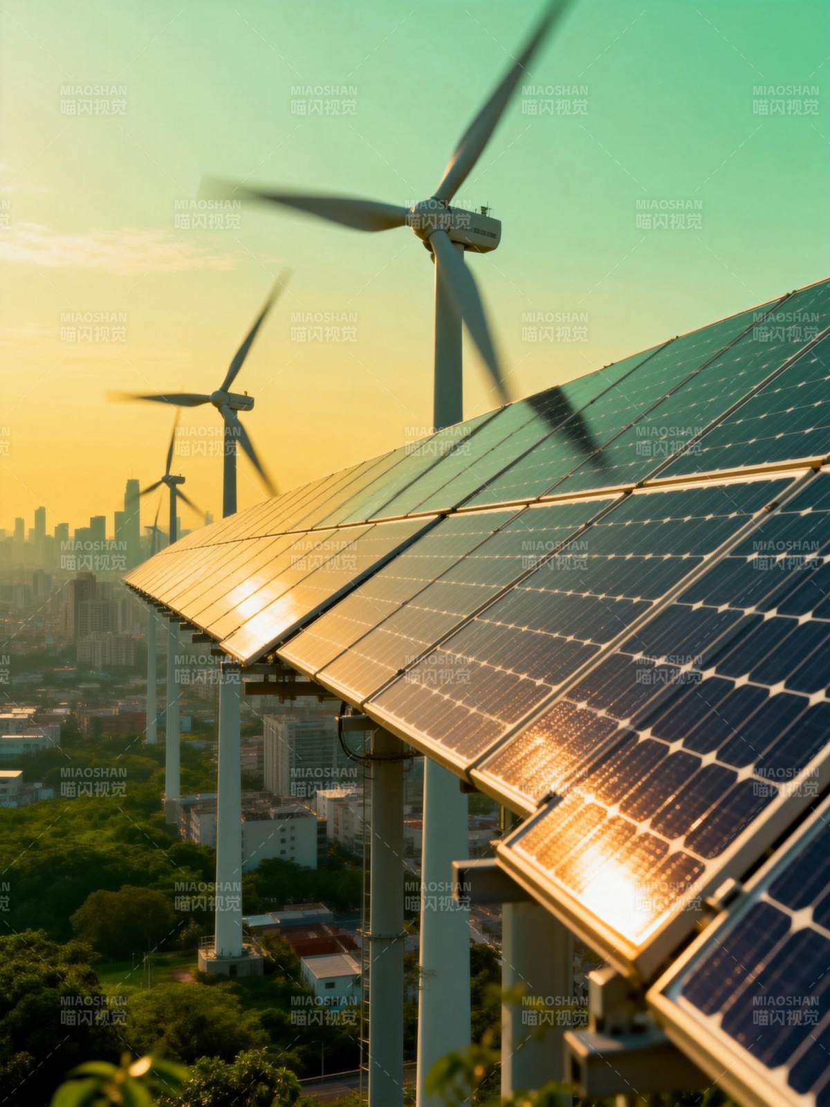 绿能城市新貌图片